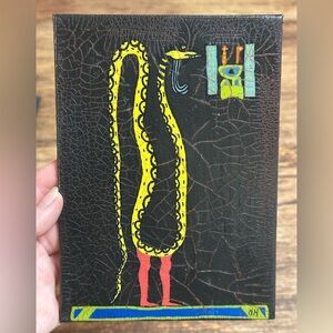 Egyptian Snake Art on canvas
5x7”